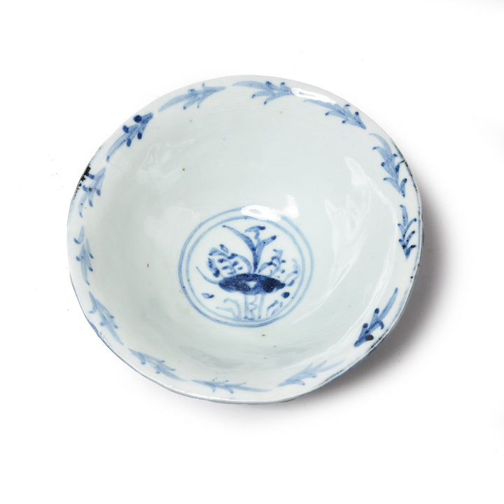 Blue & White Porcelain Rice Bowl - Ming Style | Indigo Antiques