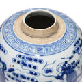 Blue & White Porcelain Ginger Jar - Scholarly Pursuits