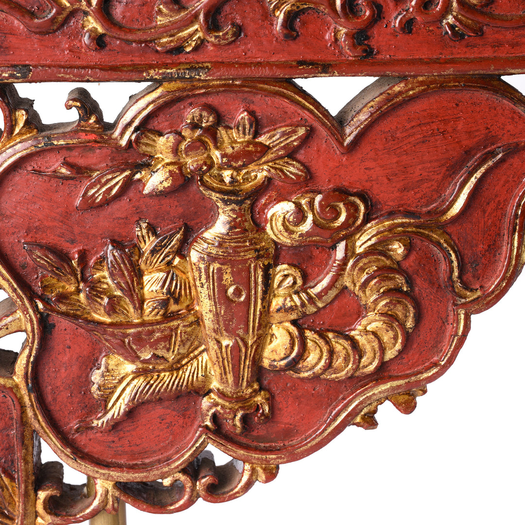 Detail From Old Fujiayan Carvings On Later Sandstone Stands - 19thC | Indigo Antiques