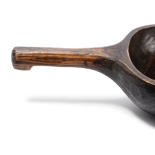 Old Chinese Wooden Grain Scoop - 19th Century