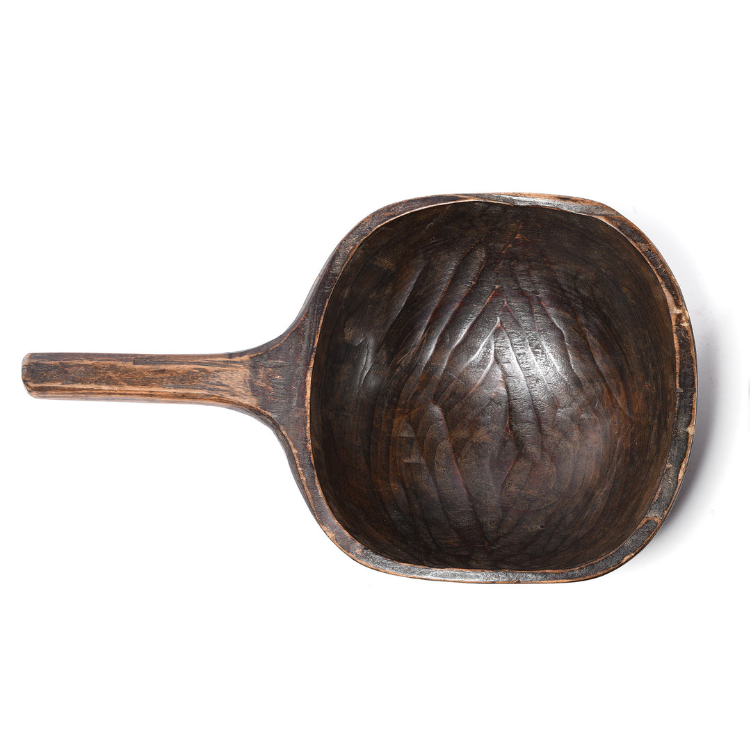 Antique Old Poplar Wood Grain Scoop - 19th Century | Indigo Antiques