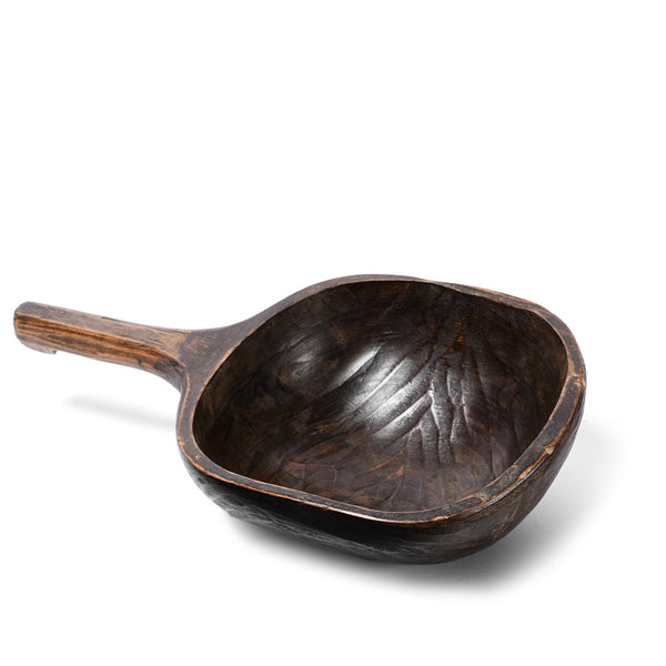Old Chinese Wooden Grain Scoop - 19th Century