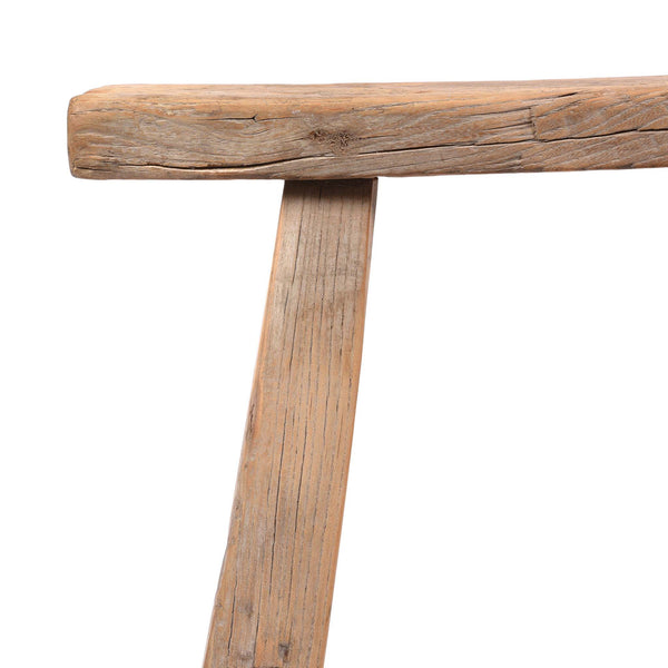 Chinese Elm Saddle Stool From Shanxi - 19thC