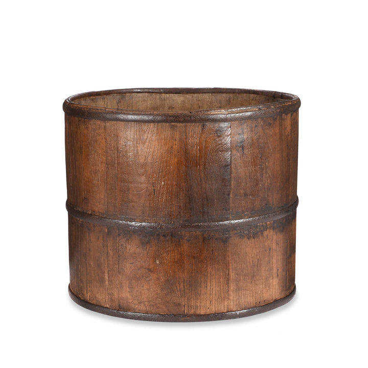 Reverse Of Vintage Elm Grain Measure - Ca 1930's | Indigo Antiques