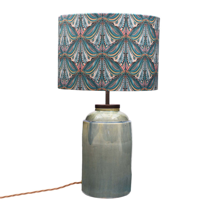 Celadon Glaze Storage Jar Lamp | Indigo Antiques