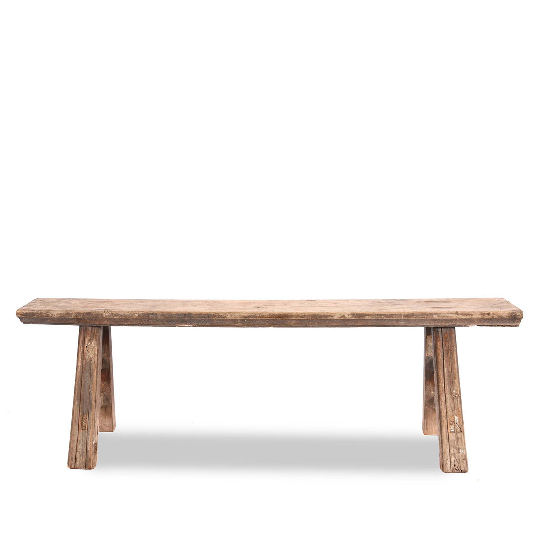 Pair Of Walnut Benches From Shanxi - 19thC | Indigo Antiques