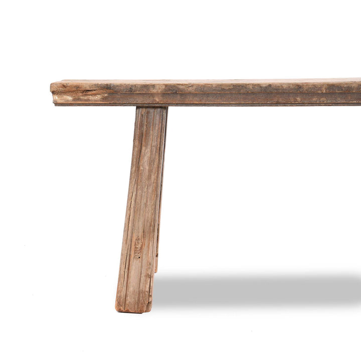 Corner detail From Pair Of Walnut Benches From Shanxi - 19thC | Indigo Antiques