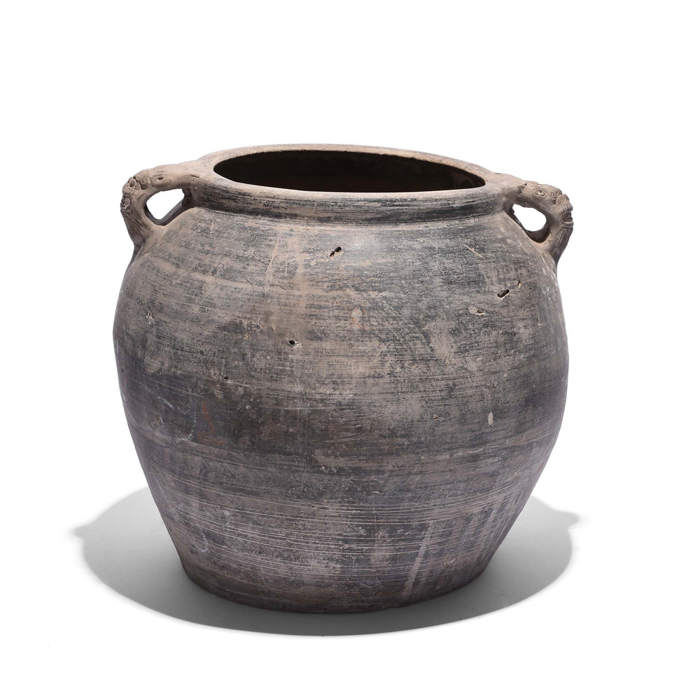 Reverse Of Terracotta Storage Jar From Shanxi -19thC | Indigo Antiques