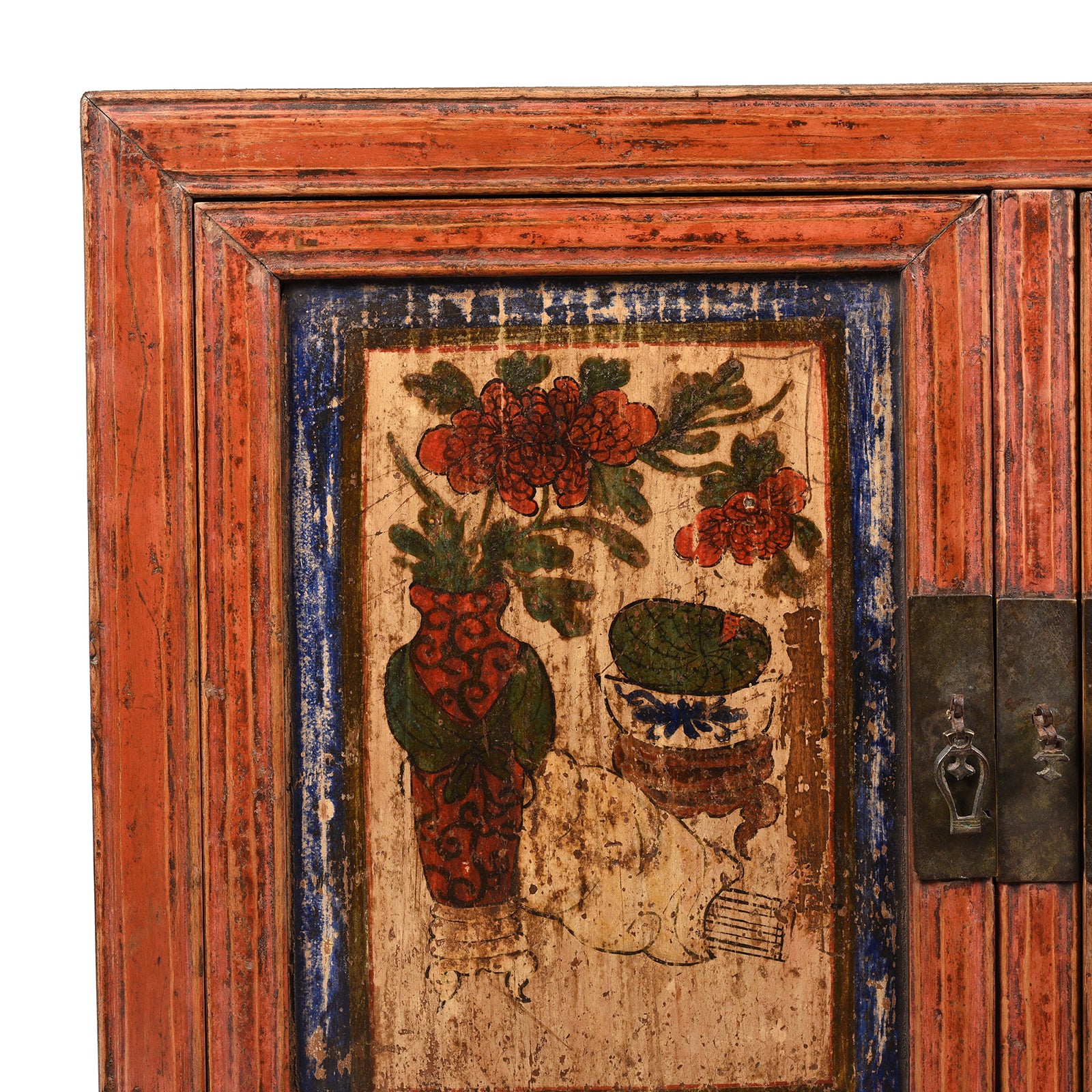 Painted Mongolian Cabinet - 19thC | Indigo Antiques
