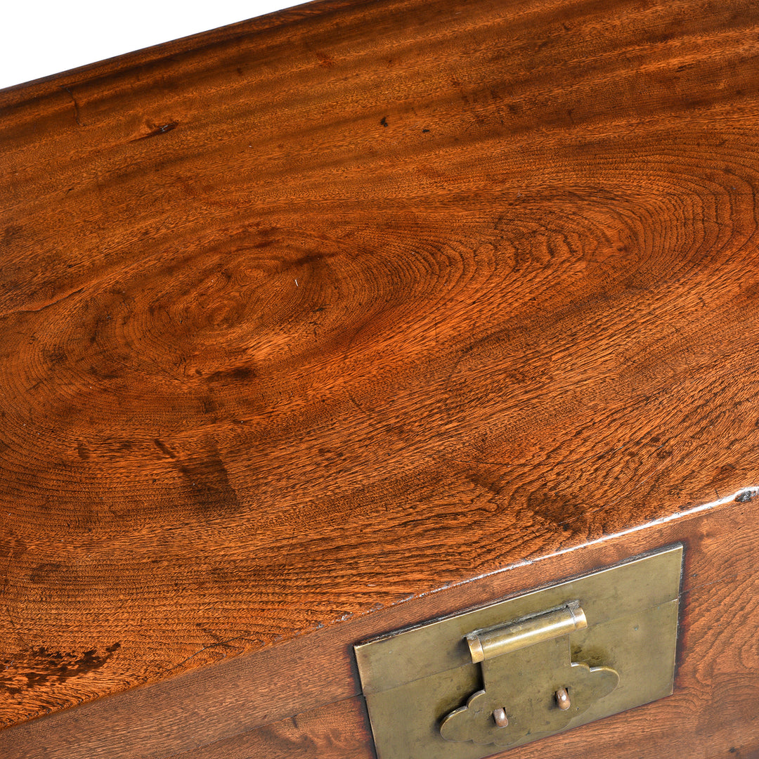 Top Down View Of Antique Chinese Camphor Chest From Tianjin - 19thC | Indigo Antiques