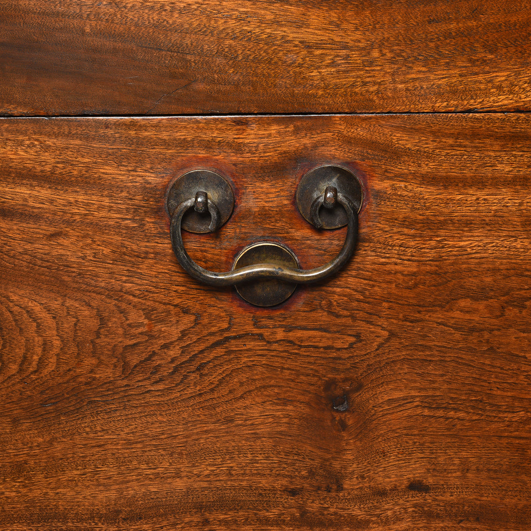 Handle Detail From Antique Chinese Camphor Chest From Tianjin - 19thC | Indigo Antiques