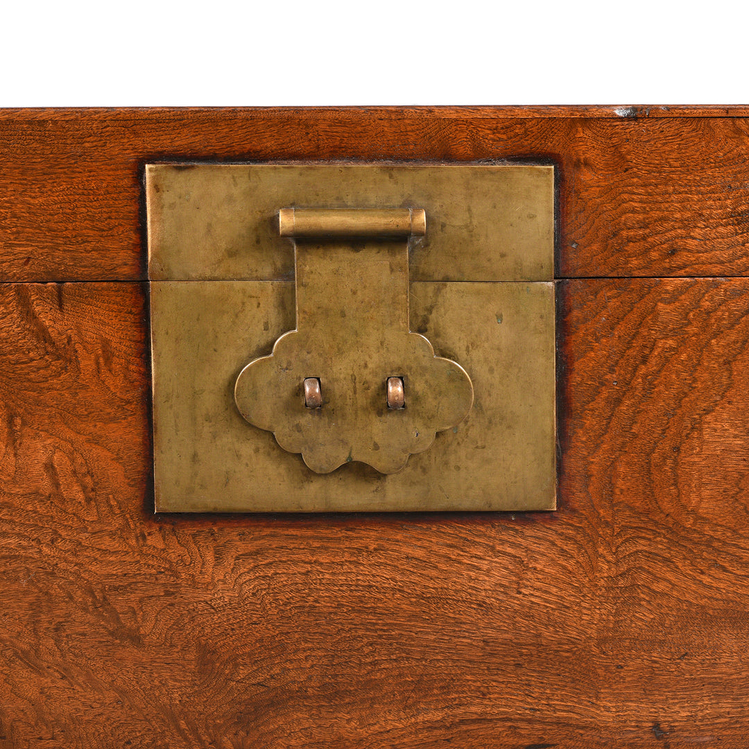 Latch Detail From Antique Chinese Camphor Chest From Tianjin - 19thC | Indigo Antiques