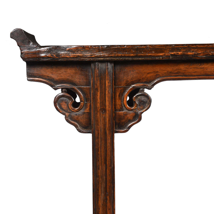 Carving Detail From Chinese Altar Table - Cedar - 19thC | Indigo Antiques