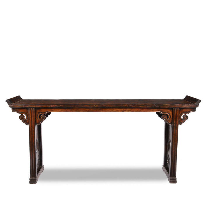 Reverse Of Chinese Altar Table - Cedar - 19thC | Indigo Antiques