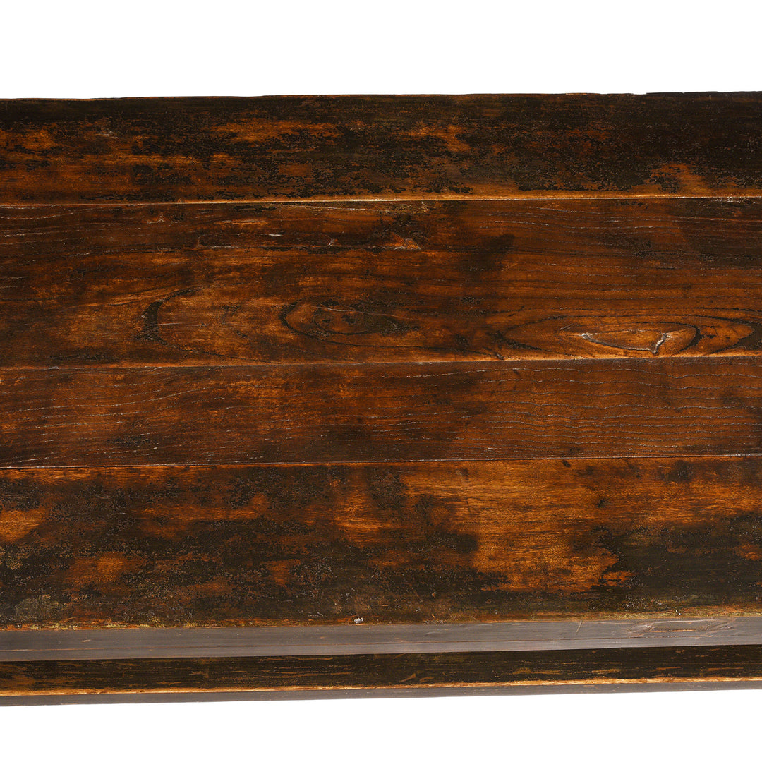 Surface Detail From Chinese Elm Altar Table - 19thC | indigo Antiques