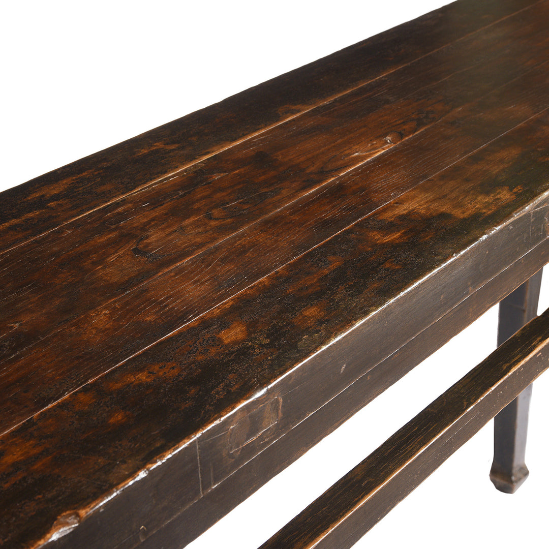 Surface Detail From Chinese Elm Altar Table - 19thC | indigo Antiques