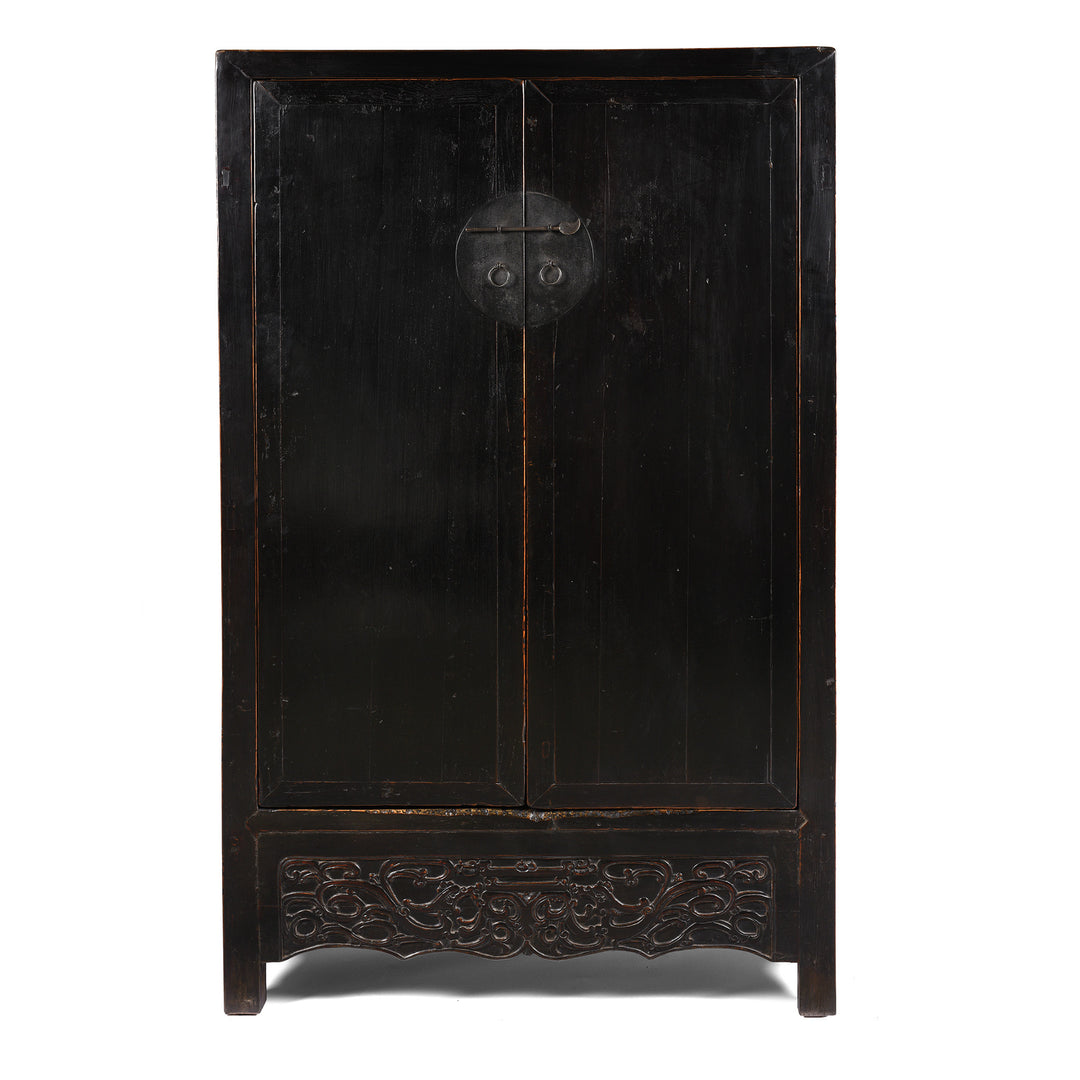 Chinese Black Lacquer Cabinet From Shanxi - 19ThC | Indigo Antiques