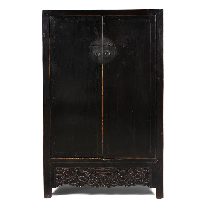 Chinese Black Lacquer Cabinet From Shanxi - 19ThC | Indigo Antiques