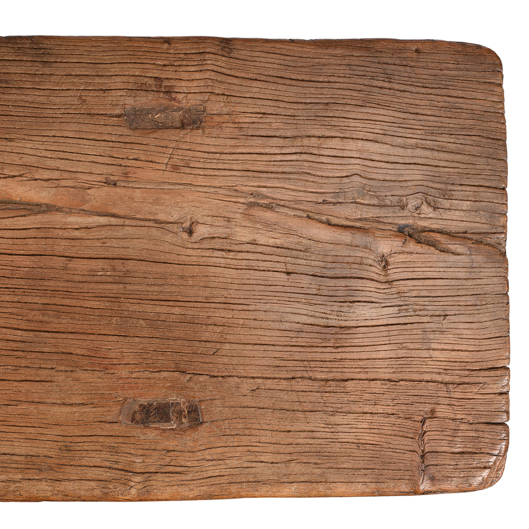Detail From Antique Elm Bench From Shanxi Province - 19th Century | Indigo Antiques