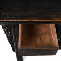Black Lacquer 7 Drawer Sideboard - 19thC