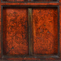 Tibetan Altar Cabinet With Original Painting - 19thC
