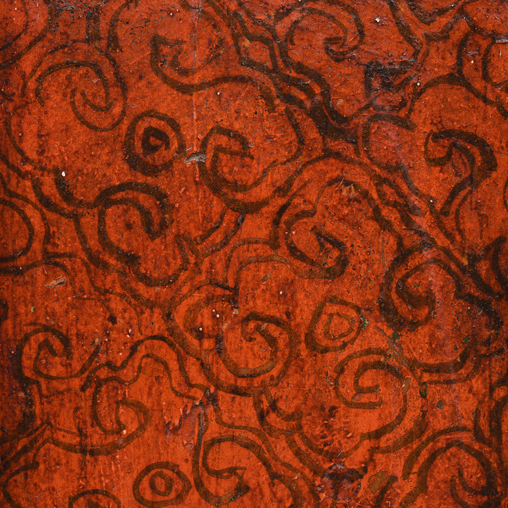 Pattern Detail From Tibetan Altar Cabinet With Original Painting - 19thC | Indigo Antiques
