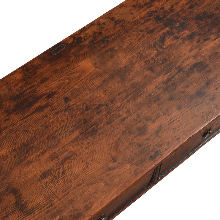 Surface Detail From Cedar Kang Table From Tianjin - 19thC | Indigo Antiques