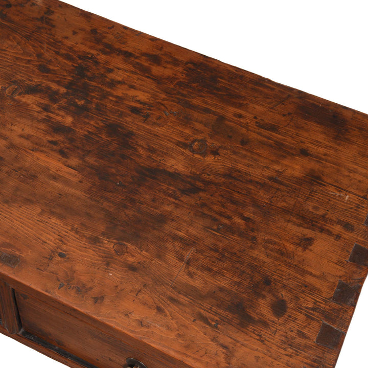 Surface Detail From Cedar Kang Table From Tianjin - 19thC | Indigo Antiques
