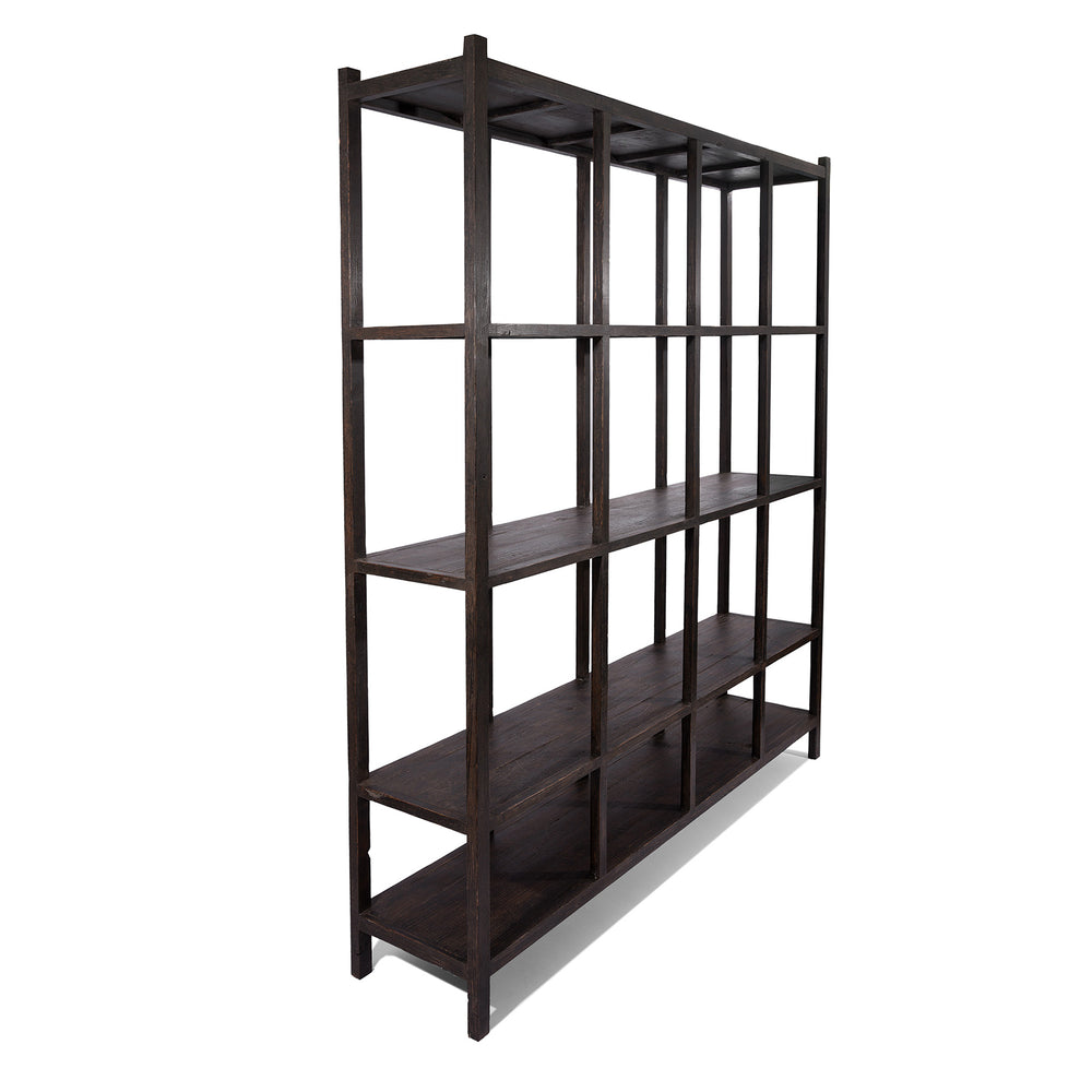 Black Painted Shelves | Indigo Antiques