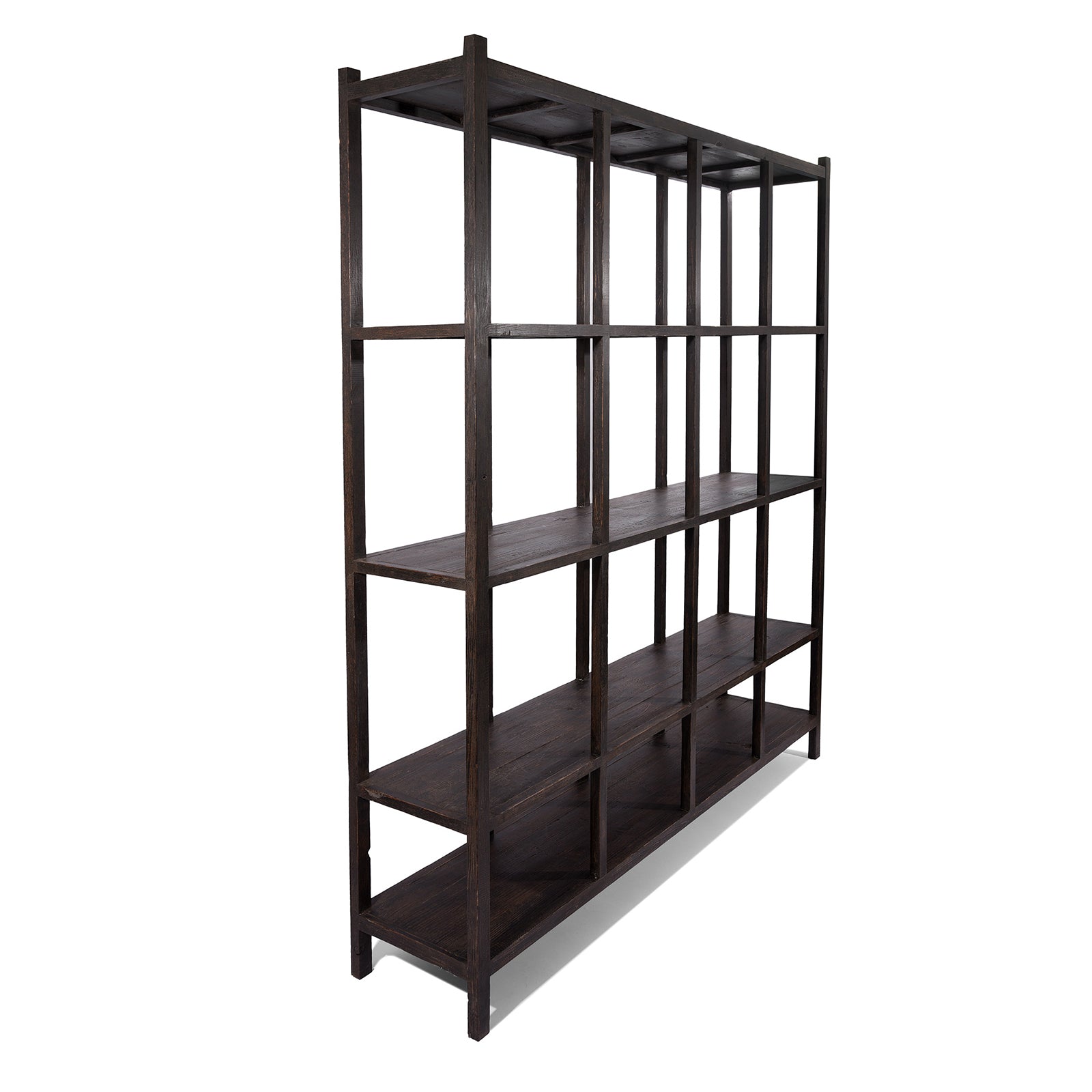 Black Painted Shelves | Indigo Antiques