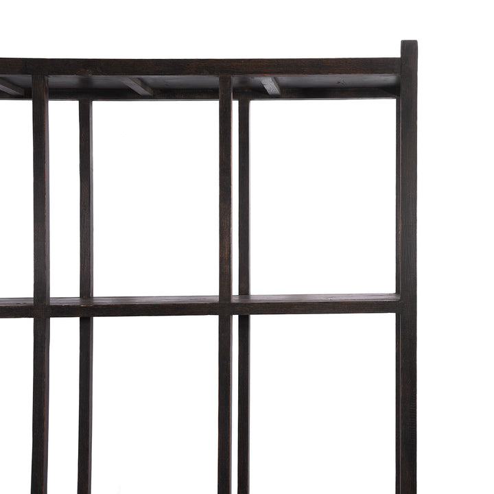 Black Painted Shelves | Indigo Antiques