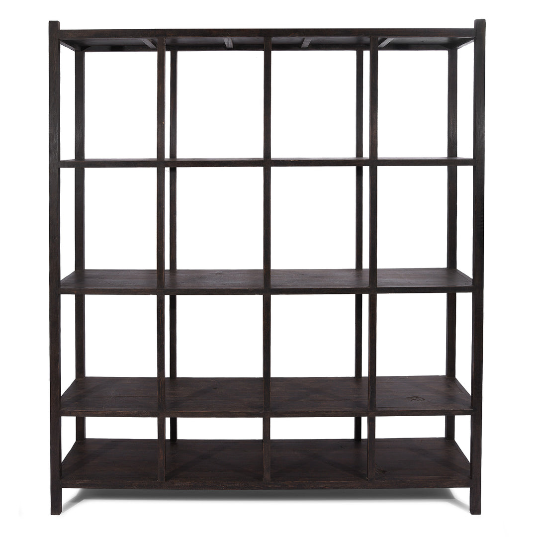 Black Painted Shelves | Indigo Antiques