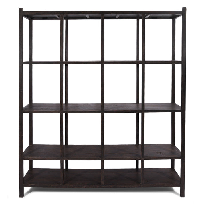 Black Painted Shelves | Indigo Antiques