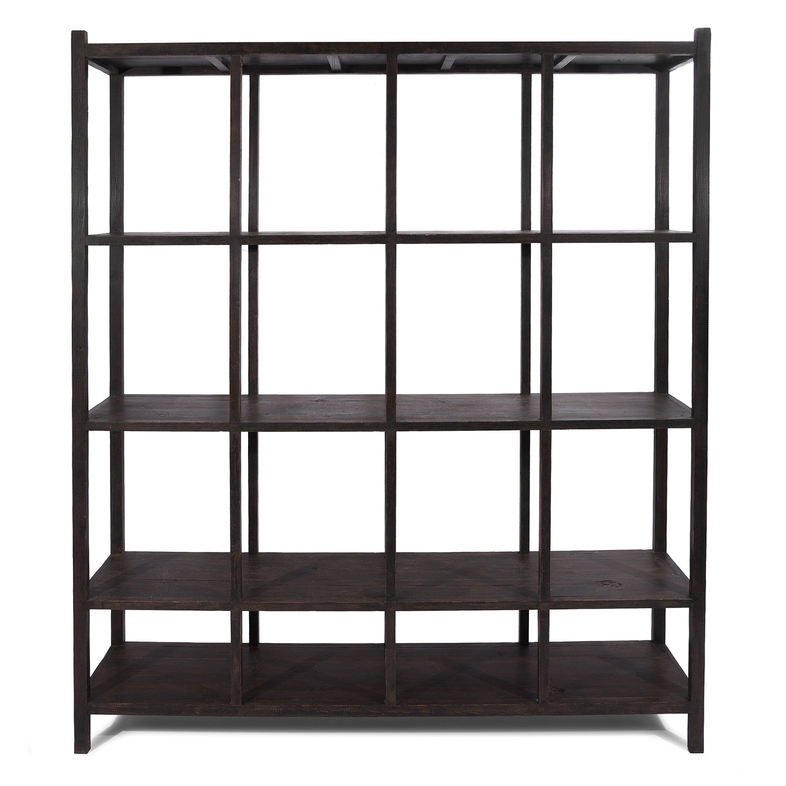 Black Painted Shelves | Indigo Antiques