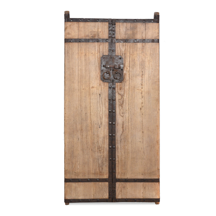 Iron Bound Elm Doors From Shanxi Province - 19thC | Indigo Antiques