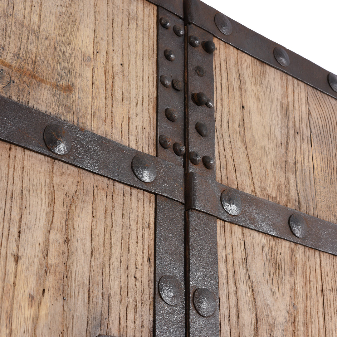 Ironwork Detail From Iron Bound Elm Doors From Shanxi Province - 19thC | Indigo Antiques