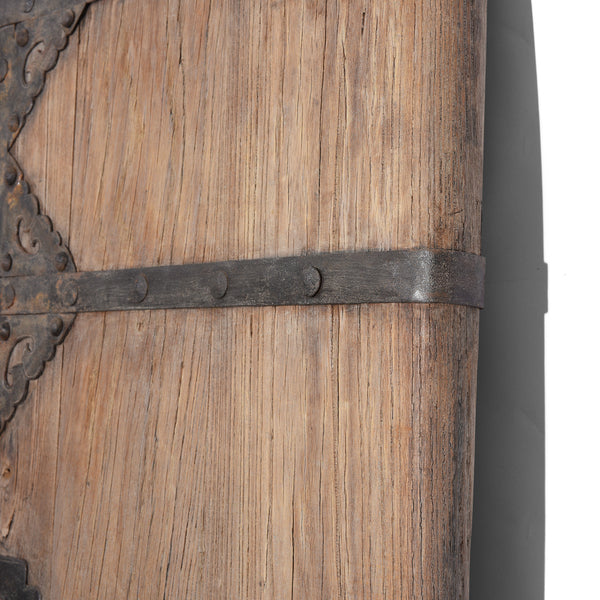 Iron Bound Elm Doors From Shanxi Province - 19thC