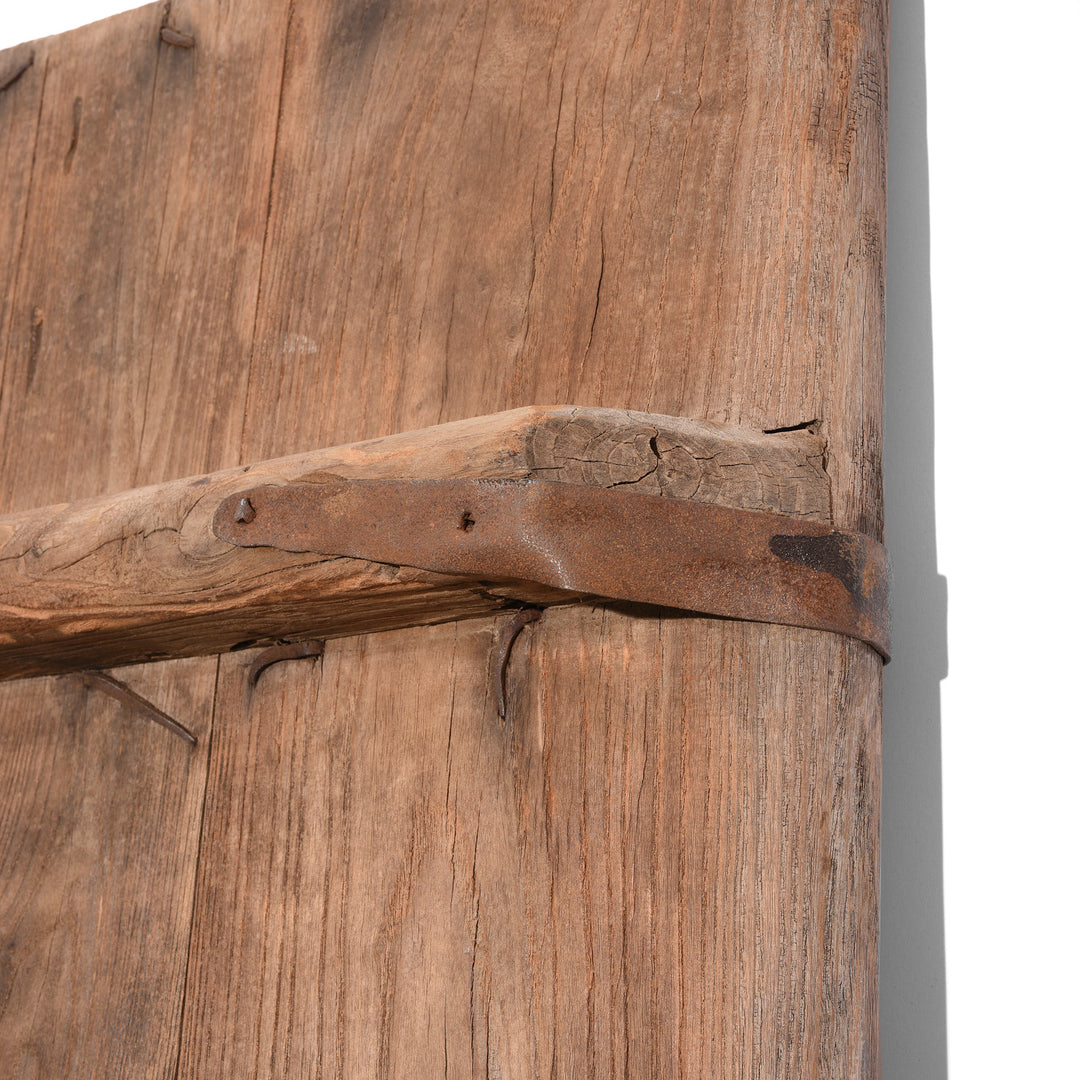 Detail From Reverse Of Iron Bound Elm Doors From Shanxi Province - 19thC | Indigo Antiques