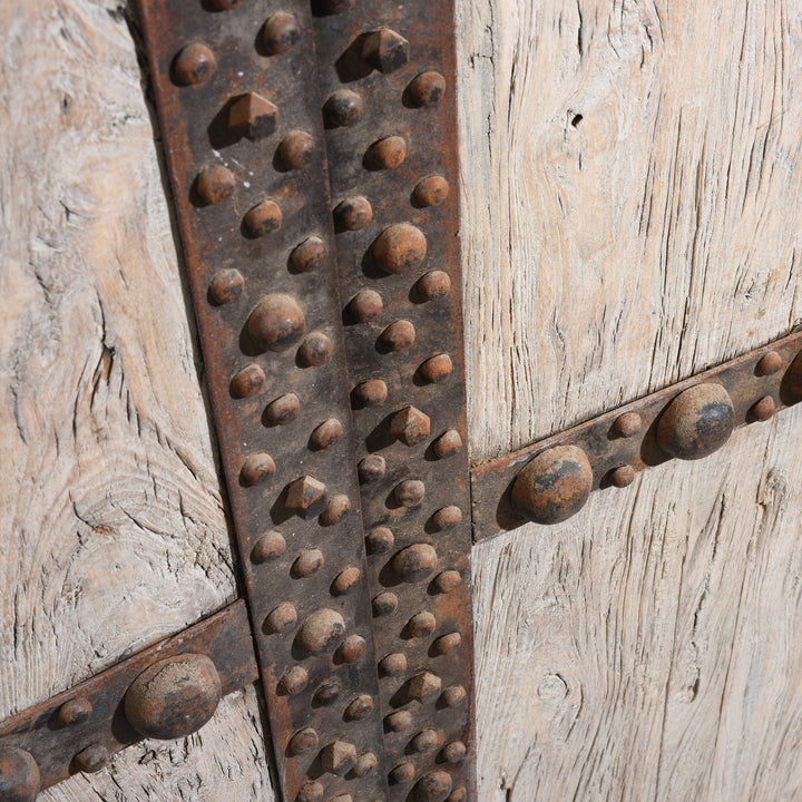 Ironwork Detail From Iron Bound Elm Doors From Shanxi Province - 19thC | Indigo Antiques