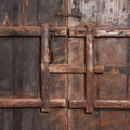 Iron Bound Elm Doors From Shanxi Province - 19thC