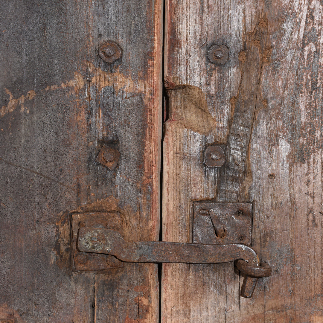 Detail From Iron Bound Elm Doors From Shanxi Province - 19thC | Indigo Antiques