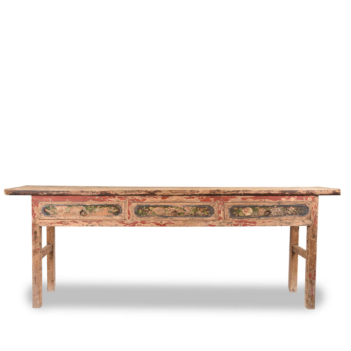 Painted Altar Table From Mongolia - 19thC | Indigo Antiques