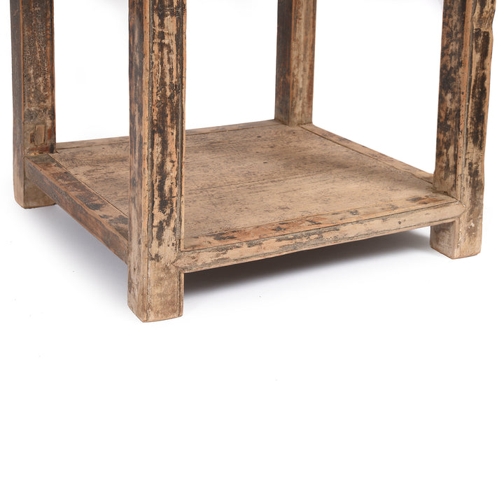 Base Detail From Painted Chinese Altar Table From Mongolia - 19thC | Indigo Antiques