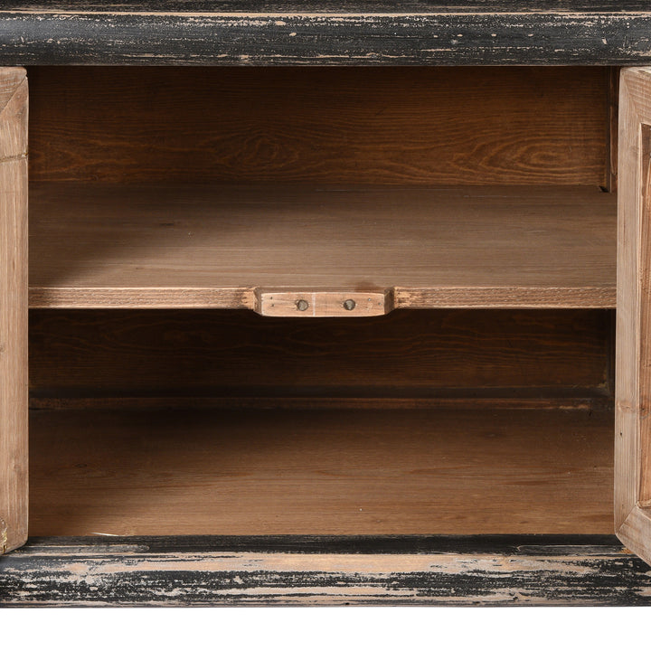 Painted 'Kang' Low Cabinet From Mongolia | Indigo Antiques