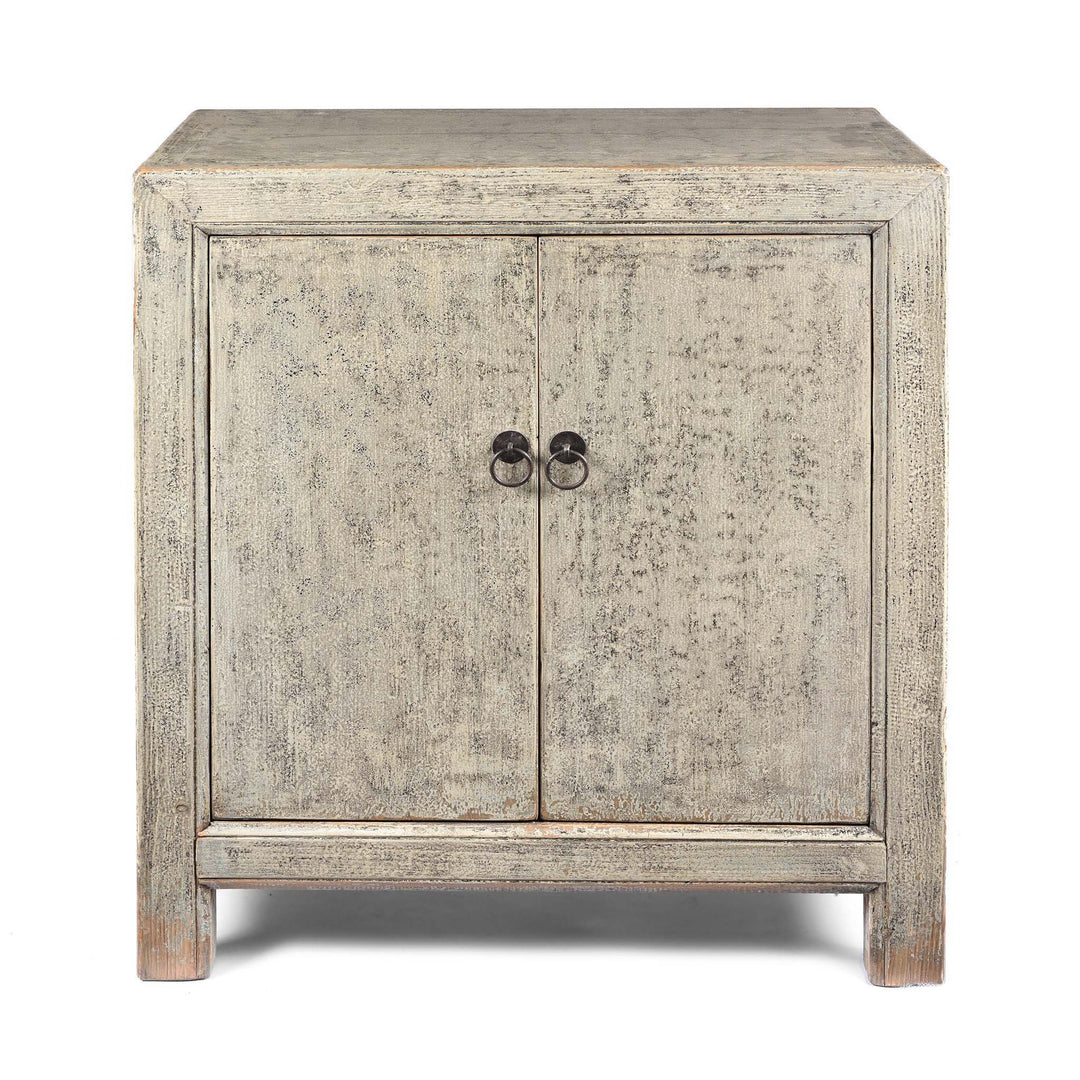 Painted Chinese Side Cabinet Made From Reclaimed Pine | Indigo Antiques