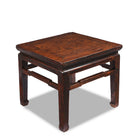 Chinese Elm Square Side Table  - Ca 1920's