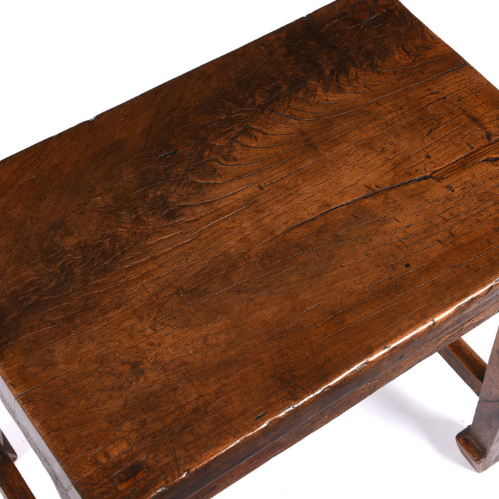 Surface Of Elm Side Table From Shanxi - 19thC | Indigo Antiques