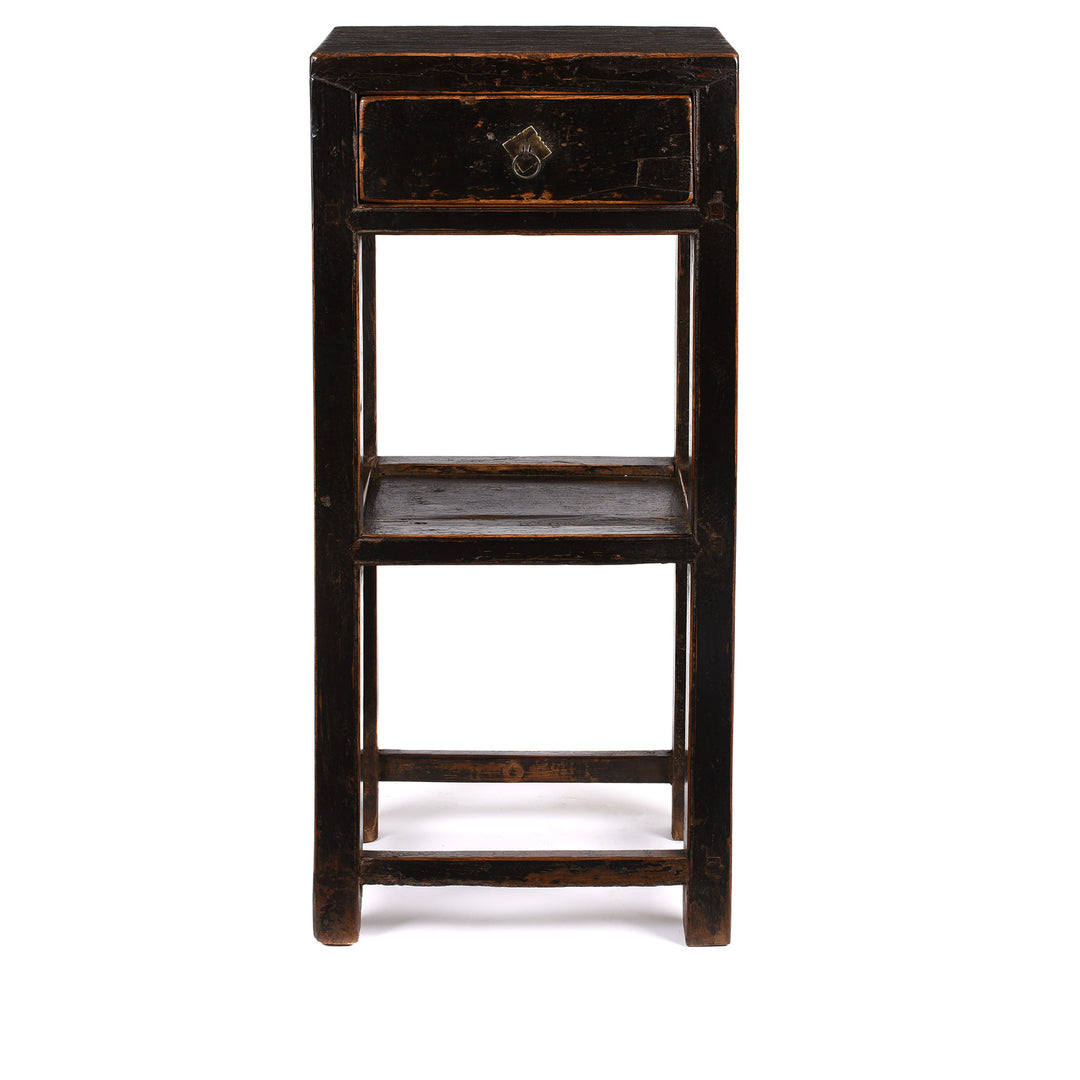 Second Black Lacquer Flower Stand - 19thC | Indigo Antiques