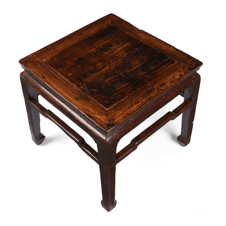 Top Down View From Antique Elm Side Tables From Shanxi - 19th Century | Indigo Antiques