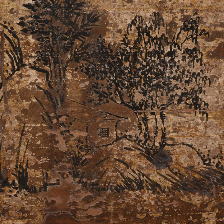 Paintwork Detail From Painted Sideboard From Mongolia - 18thC | Indigo Antiques